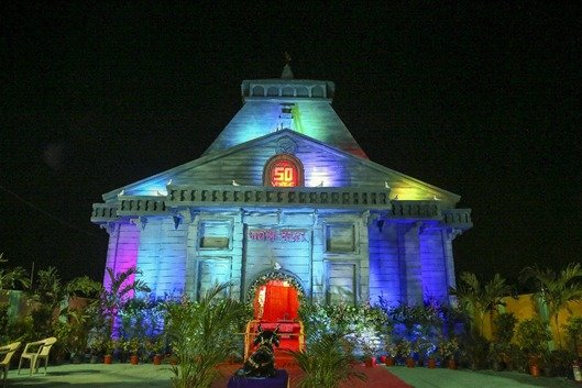 Durga Puja Pandal - Kedarnath theme